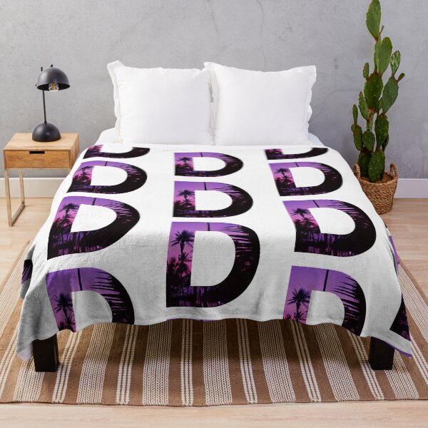 Item preview, D letter, Purple sunset designed and sold by stickmeok.