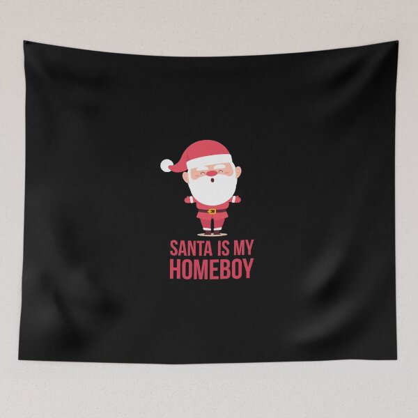 Item preview, Santa is my homeboy designed and sold by GoldenDov.