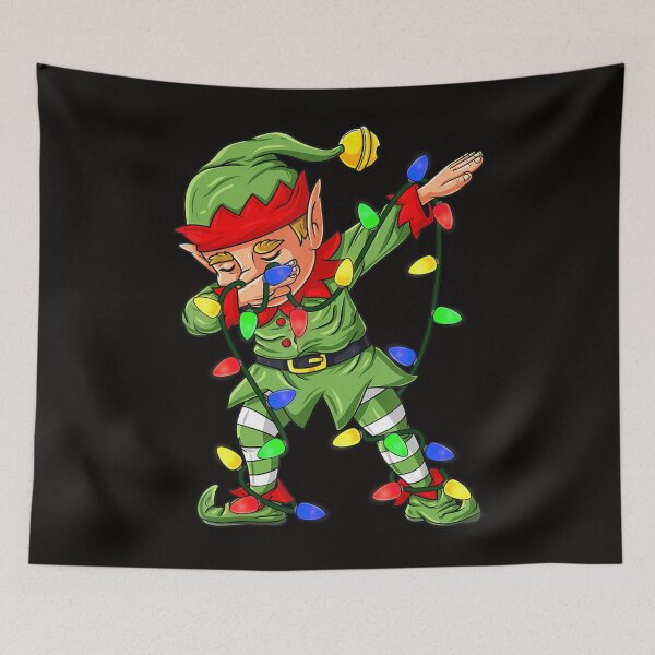 Item preview, Dabbing Elf Christmas Tree Lights Dab Xmas designed and sold by KendraHenke.