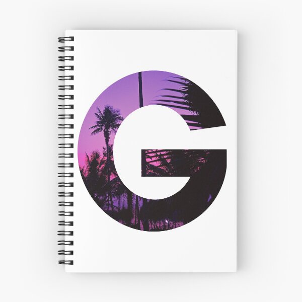 Item preview, G letter, Palm Trees  designed and sold by stickmeok.