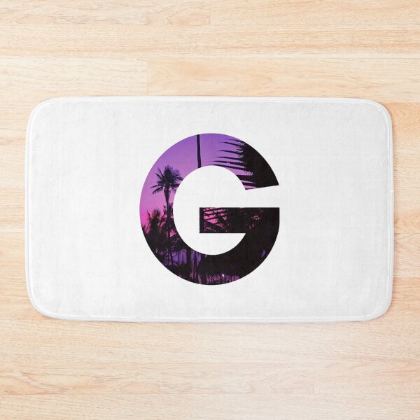 Item preview, G letter, Palm Trees  designed and sold by stickmeok.