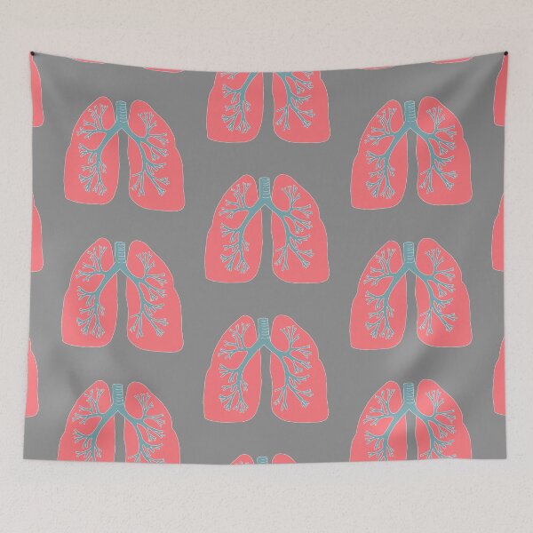 Item preview, Coral and blue lungs illustration  designed and sold by adesignworld.