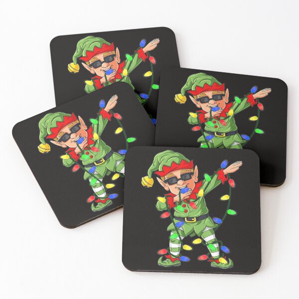 Item preview, Dabbing Elf Claus Christmas Tree Lights Dab Xmas designed and sold by KendraHenke.