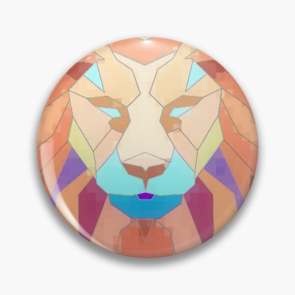 Item preview, lion polygonal bright designed and sold by frankuffmann.