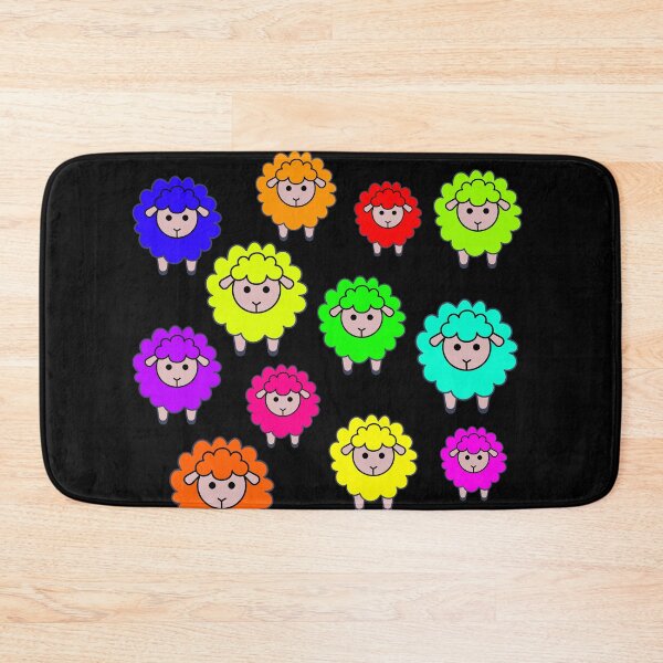 Item preview, A Colorful Sheep Gang A Sweet Herd Of Sheep Is Watching You I Love Sheep designed and sold by Paulina Vanlife.