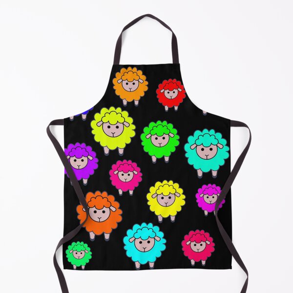 Item preview, A Colorful Sheep Gang A Sweet Herd Of Sheep Is Watching You I Love Sheep designed and sold by Paulina Vanlife.