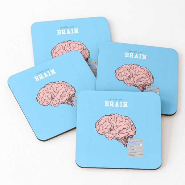 Item preview, Update your Brain Funny illustration Gift designed and sold by KO-Design.