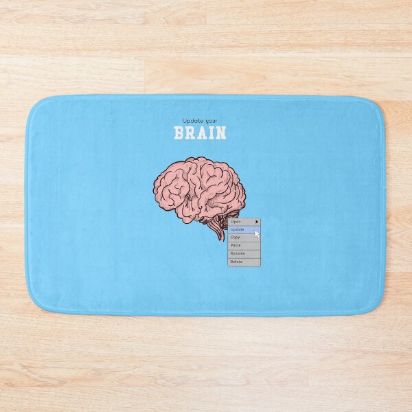 Item preview, Update your Brain Funny illustration Gift designed and sold by KO-Design.