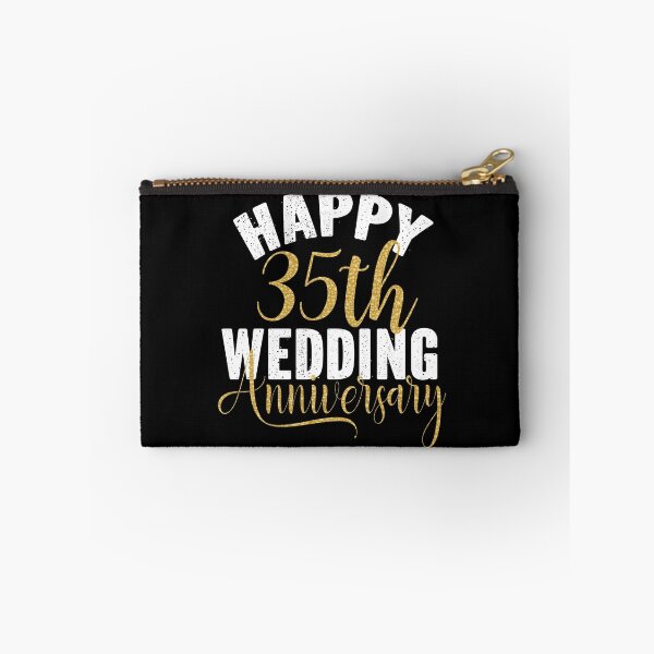 Item preview, Happy 35th Wedding Anniversary Matching Gift For Couples design designed and sold by Grabitees.