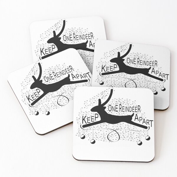 Item preview, Keep One Reindeer Apart designed and sold by melania-shop.