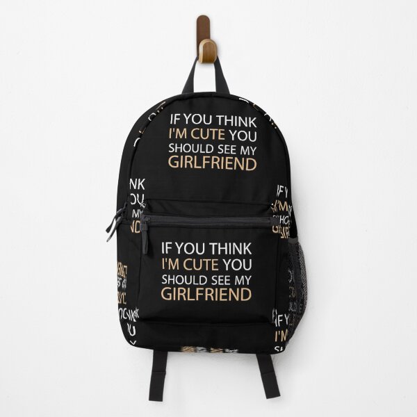 Item preview, If You Think I'm Cute You Should See My Girlfriend Funny Quotes Novelty Mom Gift, Mothers Day Mom Daughter Gifts designed and sold by Majestystore.