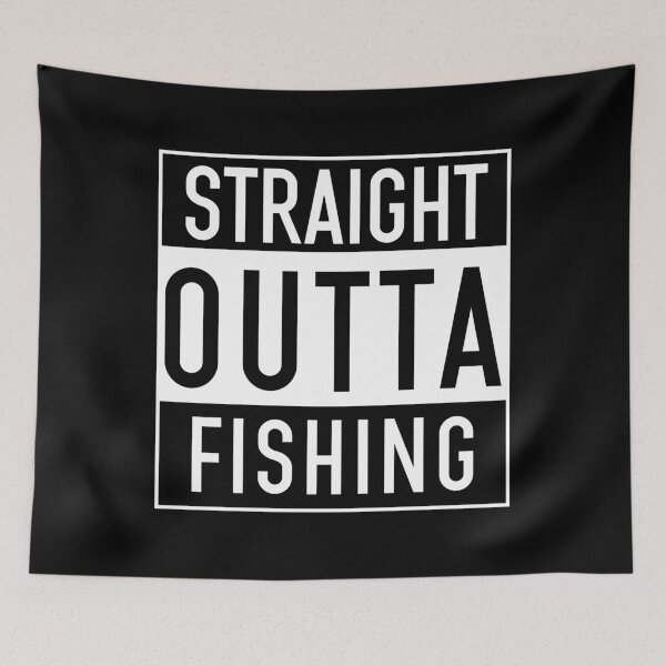 Item preview, Straight Outta Fishing - Fishing Quote designed and sold by BasicWear.