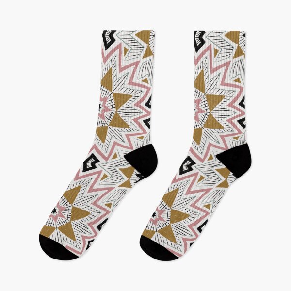 Item preview, Tribal Boho - pink and gold designed and sold by Trine Tollefsen.