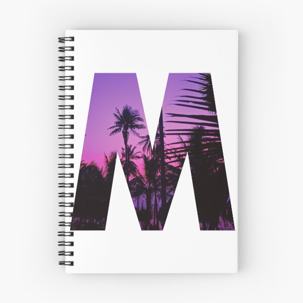 Item preview, M letter, Purple sunset designed and sold by stickmeok.