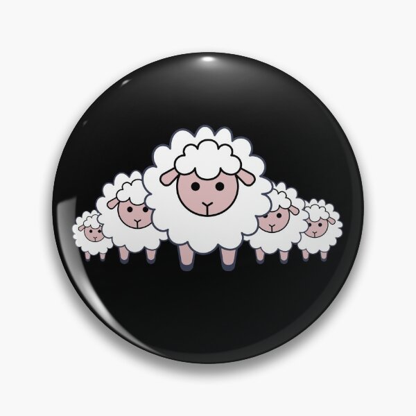 Item preview, Sheep Gang A Sweet Herd Of Sheep Is Watching You I Love Sheep designed and sold by Paulina Vanlife.