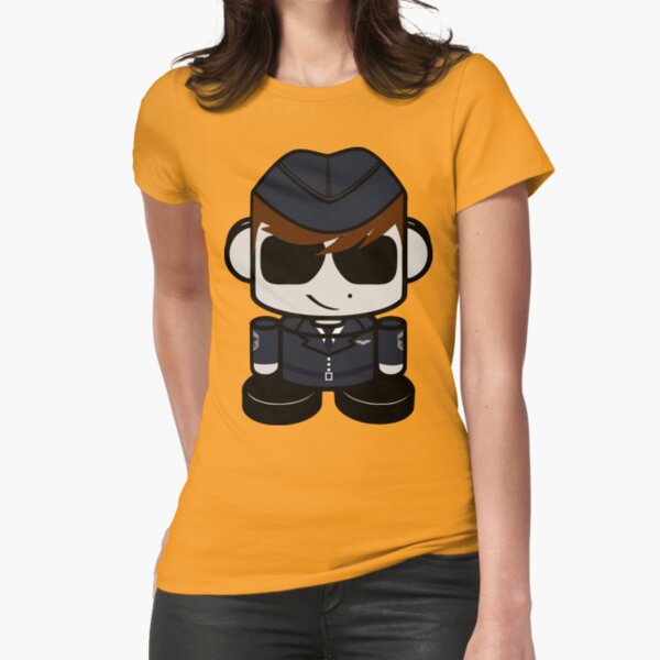 HERO'BOT Pilot Mac Blake Fitted T-Shirt