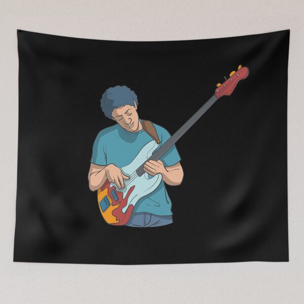 Item preview, Electric bass guitar player designed and sold by Monkey Ful.