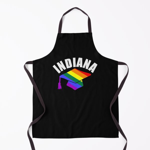 Item preview, Indiana Pride Graduation Cap designed and sold by ToniaKroeger.