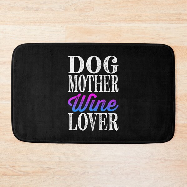 Artikelvorschau, Hund Mutter Weinliebhaber Essential Classic Aufkleber und Shirt Design entworfen und verkauft von Glike.