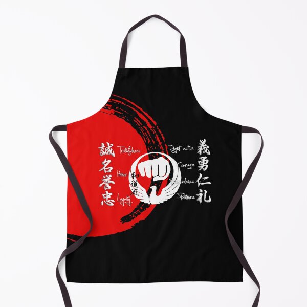 Item preview, Wado Ryu Karate Bushido Values Edit designed and sold by Zanshin-Art.