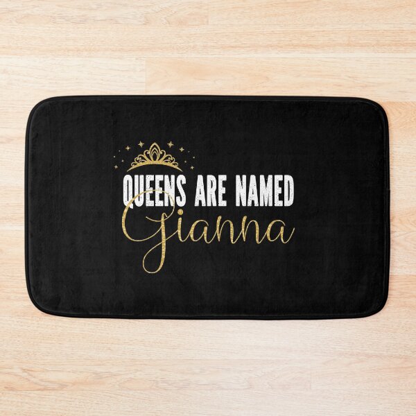 Item preview, Queens Are Named Gianna Personalized First Name Girl print designed and sold by Grabitees.