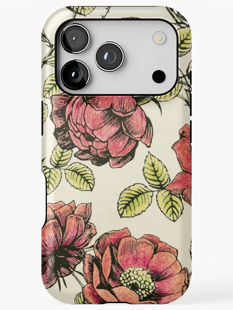 Thumbnail 1 of 4, iPhone Case, Red Roses designed and sold by Mark&Roxana Designs.