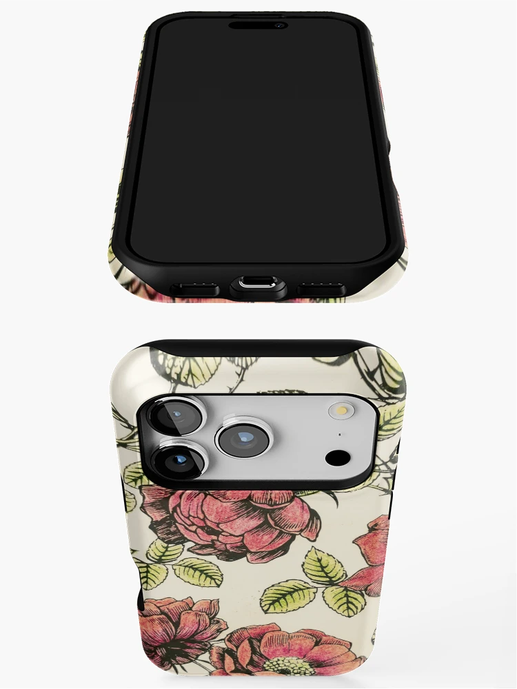 Thumbnail 3 of 4, iPhone Case, Red Roses designed and sold by Mark&Roxana Designs.