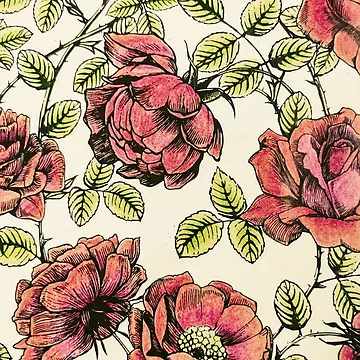 Artwork thumbnail, Red Roses by Mark&Roxana Designs