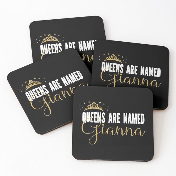 Item preview, Queens Are Named Gianna Personalized First Name Girl print designed and sold by Grabitees.