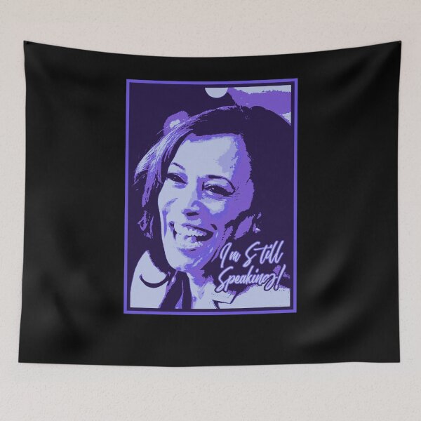Item preview, Kamala Harris I'm still speaking (in purples) designed and sold by larykingshop.