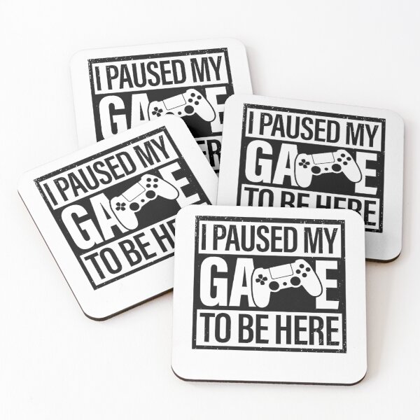 Item preview, I Paused My Game to Be Here Graphic Novelty Sarcastic Funny T-Shirt designed and sold by Hamo27.
