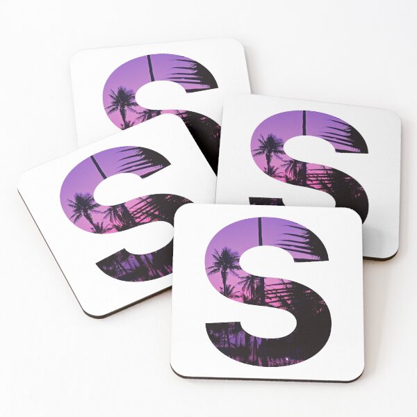Item preview, S letter, Purple sunset designed and sold by stickmeok.