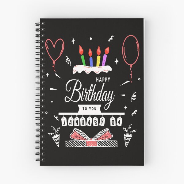 Item preview, happy birthday January 04 st designed and sold by virilamissa.
