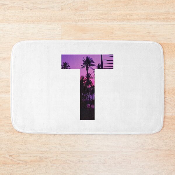 Item preview, T letter, Purple sunset T designed and sold by stickmeok.