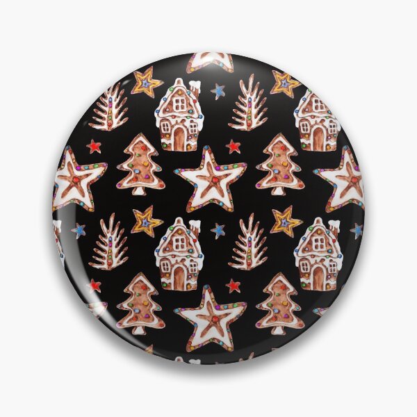 Item preview, Christmas patterns with gingerbread designed and sold by Openspace2020.