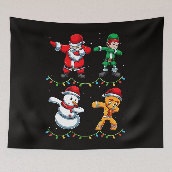 Item preview, Dabbing Elf Snowman Santa Gingerbread Christmas Funny Xmas designed and sold by KendraHenke.