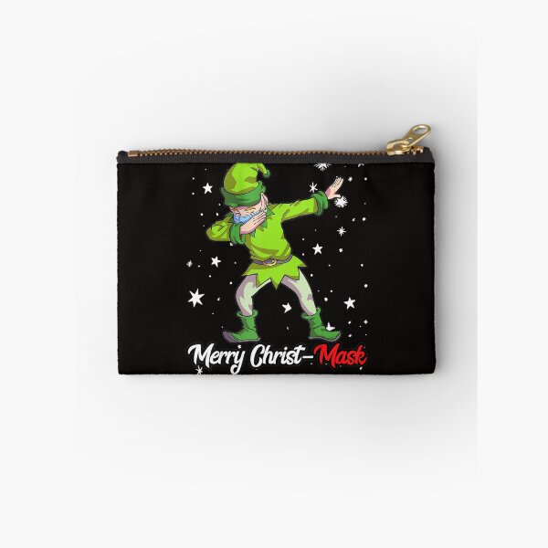 Item preview, Dabbing Elf Wearing Mask Quarantine Christmas 2020 designed and sold by KendraHenke.