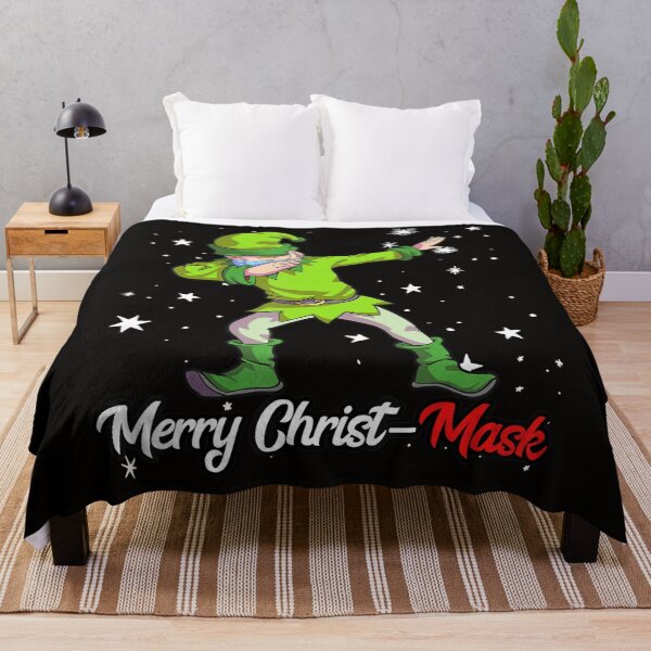 Item preview, Dabbing Elf Wearing Mask Quarantine Christmas 2020 designed and sold by KendraHenke.
