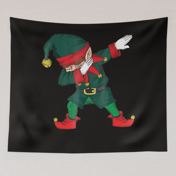 Item preview, Dabbing Elf with Belt Christmas designed and sold by KendraHenke.