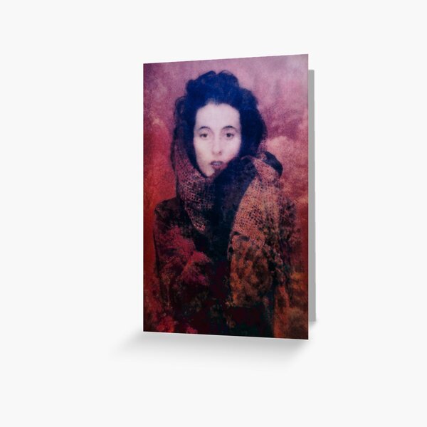 Lady in a Veil Greeting Card