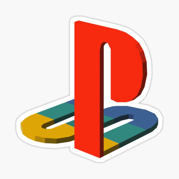 Playstation uno Pegatina