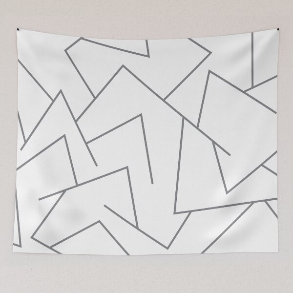 Item preview, Modern, simple urban, dynamic graphic line pattern designed and sold by theendup.