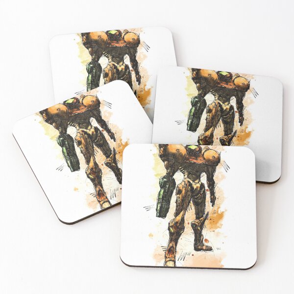 Item preview, Metroid - Samus Aran - Prime Hunter - Watercolor Sketch designed and sold by Visionyst.