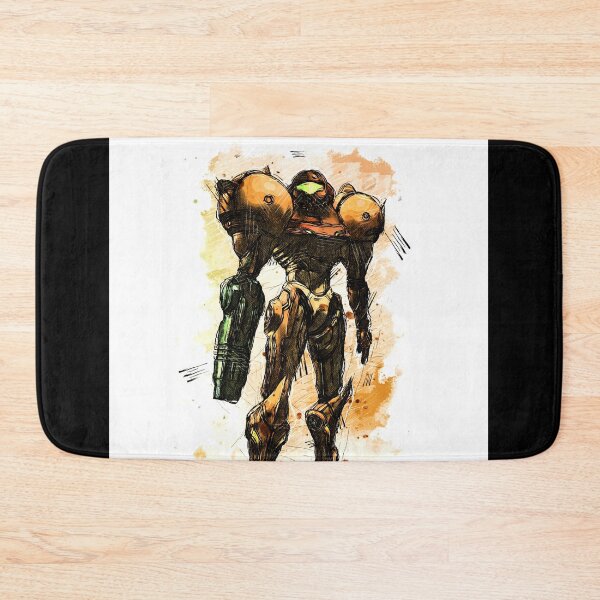 Item preview, Metroid - Samus Aran - Prime Hunter - Watercolor Sketch designed and sold by Visionyst.