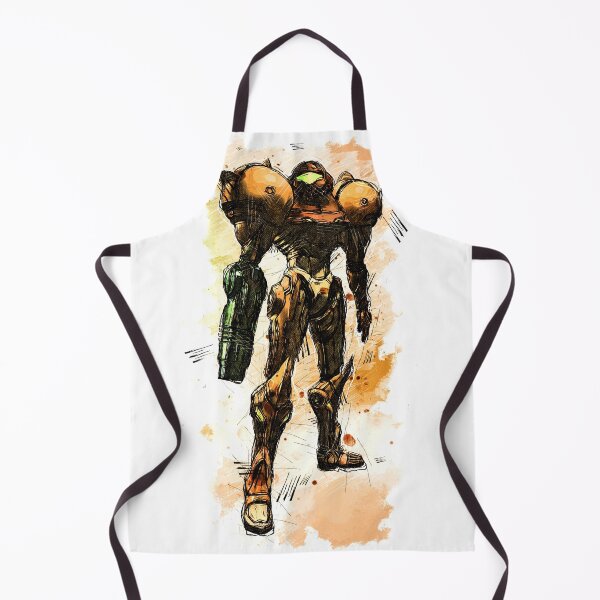 Item preview, Metroid - Samus Aran - Prime Hunter - Watercolor Sketch designed and sold by Visionyst.