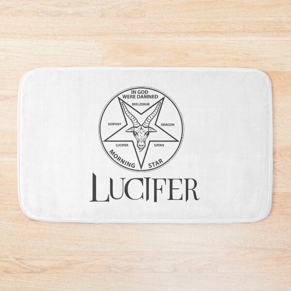 Artikelvorschau, Lucifer Mornigstar Pfingstmünzendesign - Die Seite des Teufels entworfen und verkauft von blackwolfpixels.