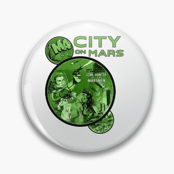 Item preview, City on Mars Vintage Comic Book Style Man of Mars Explorer designed and sold by kieljo.