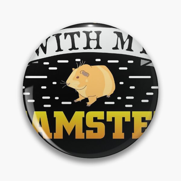 Item preview, Id rather be with my Hamster design designed and sold by Grinover.