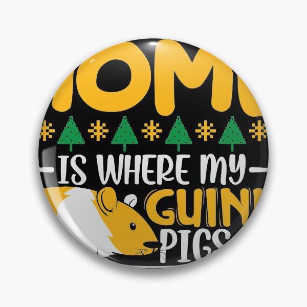 Item preview, Home is where my guinea pigs are animal cute designed and sold by Grinover.