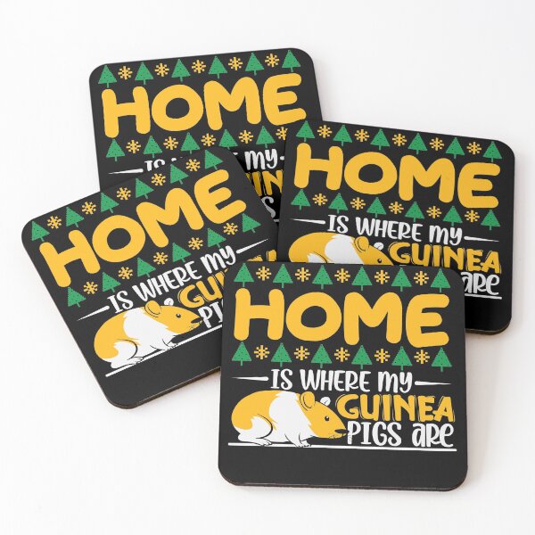 Item preview, Home is where my guinea pigs are animal cute designed and sold by Grinover.